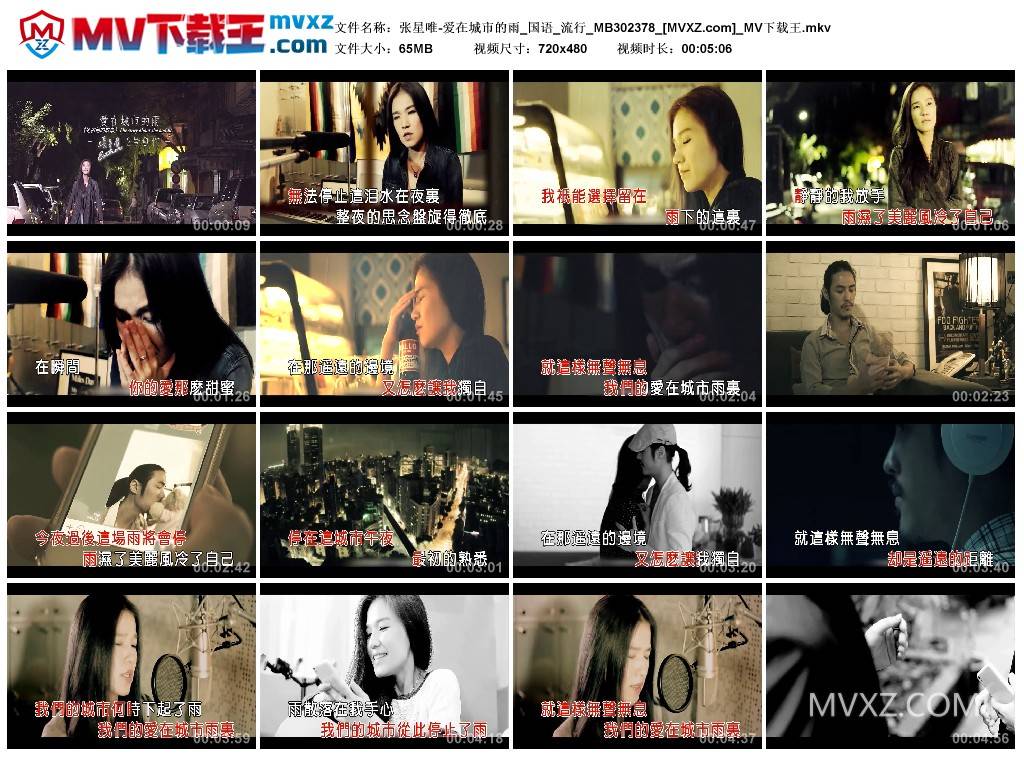 张星唯-爱在城市的雨_国语_流行_MB302378